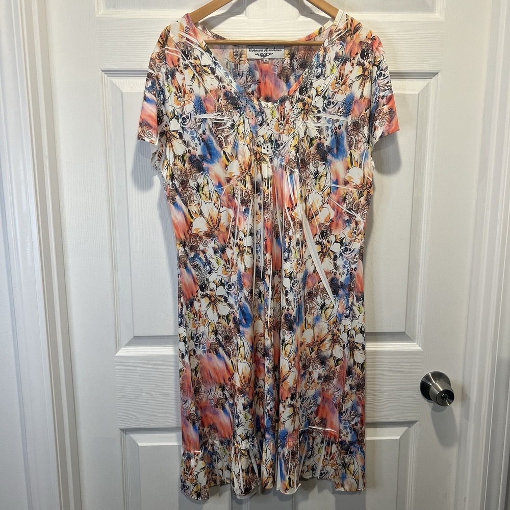 victoria harbour Multi Color Floral‎ Dress